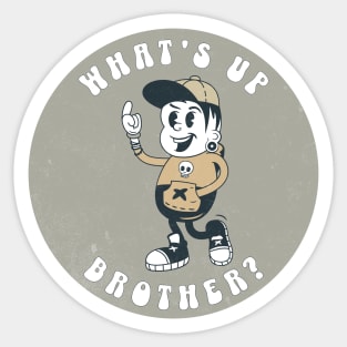 What's Up Brother? (mascot) Sticker